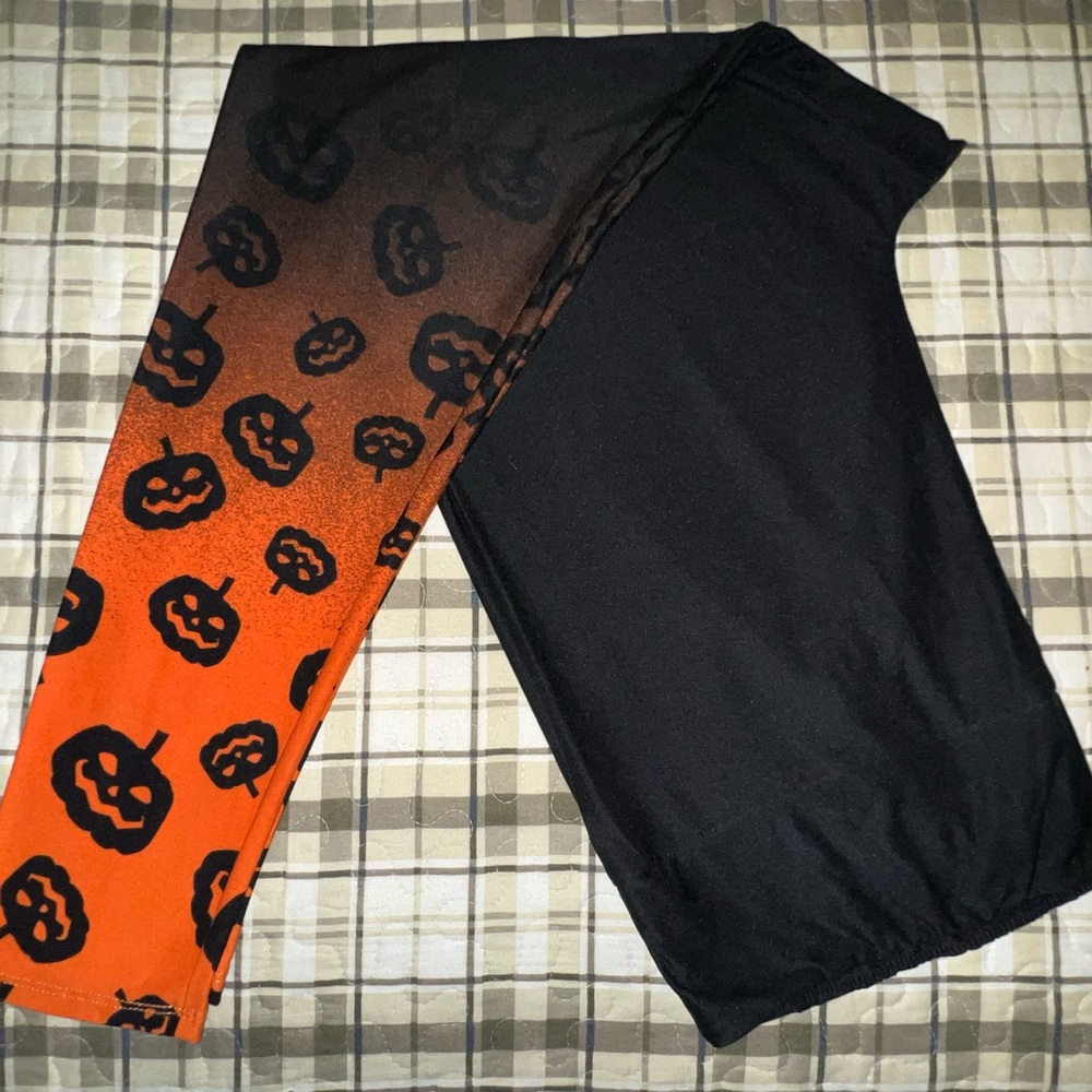 Lularoe TC2 Halloween dipped leggings